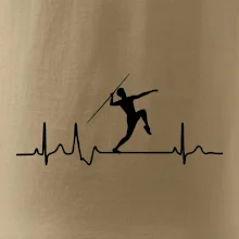 EKG hod oštěpem muž