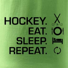 Pozemní hokej eat sleep repeat