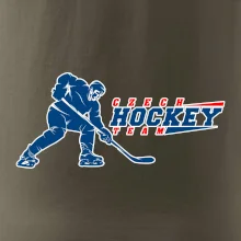 Czech hockey team - hokejista + nápis - Mistrovství světa v ledním hokeji 2025