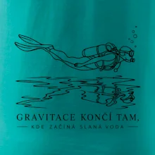Gravitace končí ve slané vodě