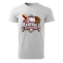 Baseballová pálka s rukavicí eat sleep repeat