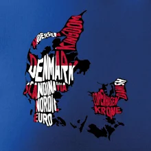 Mapy - názvy měst - Dánsko