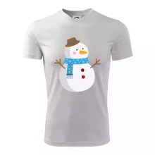 Sněhulák se šálou