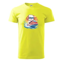 Bišonek na vodním skútru