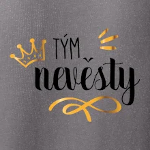 Tým nevěsty princezna - zlatý potisk
