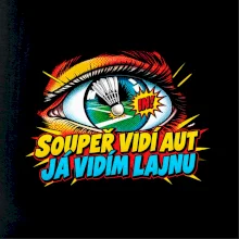 Badminton soupeř vidí aut já lajnu