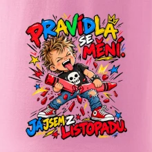 Pravidla se mění listopadový rebel s rozlomenou pastelkou