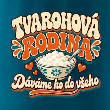 Tvarohová rodina dává tvaroh do všeho