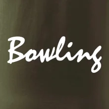 Bowling nápis psací