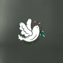 Holubice míru - make love