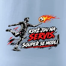 Nohejbalový pekelný servis