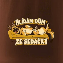 Hlídám dům ze sedačky - vlčák
