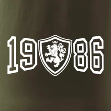 Narozeninový motiv - znak - 1986