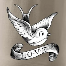 Love holubice - kreslená