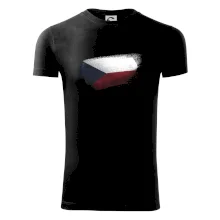Česká vlajka okousaná Česká vlajka okousaná