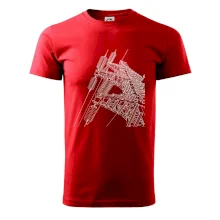 Nákres stožáru vysokého napětí