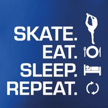Eat sleep skate - lední bruslení
