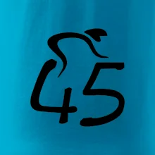 Cyklista slaví pětačtyřicítku (45)