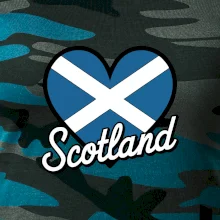 Scotland Srdce s vlajkou