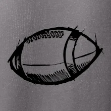 Americký fotbal míč skica