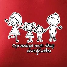 Opravdoví muži dělají dvojčata - holka kluk