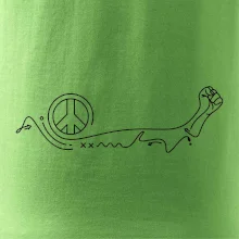 Pěst a symbol míru