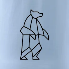 Geometrie lední medvěd stojící Geometrie lední medvěd stojící