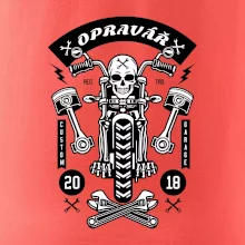 Lebka motorkář opravář