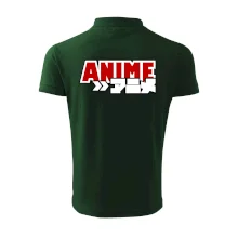 Anime nápis červený