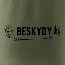 Beskydy nápis