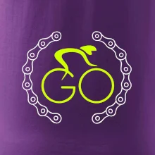 GO cyklista (fluo potisk)
