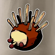 Kaštanový ježeček - prso