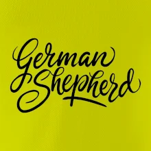 German shepherd - nápis okrasny - nápis okrasný