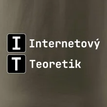 IT Nápis Internetový Teoretik