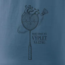 Badminton srdce s výpletem