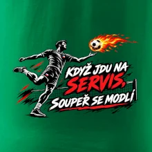 Nohejbalový pekelný servis