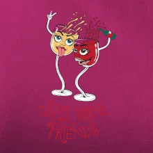 Best wine friends dancing (Pecka design)