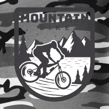 MTB mountain bike logo prsa zaoblené