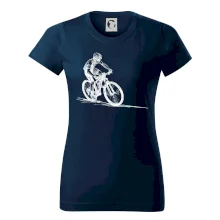 MTB kreslený cyklista