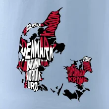 Mapy - názvy měst - Dánsko