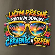Učím kvůli červenci a srpnu letní prázdniny