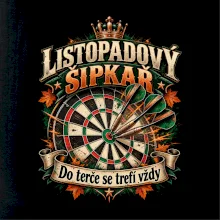 Listopadový šipkař mistr terče