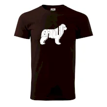 Novofundlandský pes - nápis v tělě