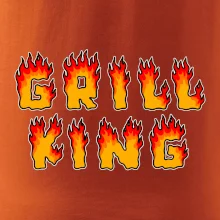 Grill King ohnivý nápis