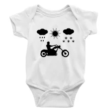 Motorkář za každého počasí - chopper