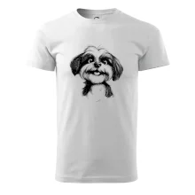 Lhasa Apso karikatura hlava