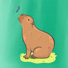 Kapybara a motýlek