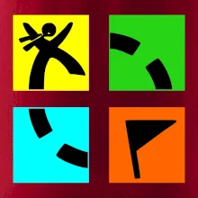Geocaching logo barevné