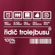 Čárový kód -  Řidič trolejbusu