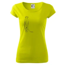 Surikata černá kresba